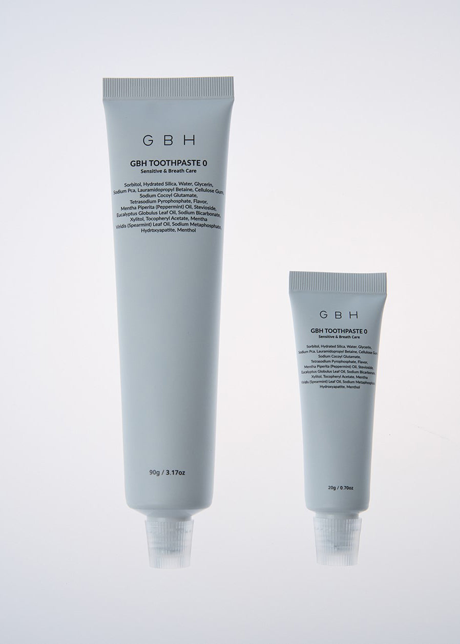 TOOTHPASTE 0｜フッ素なし歯磨き粉｜GBH Japan