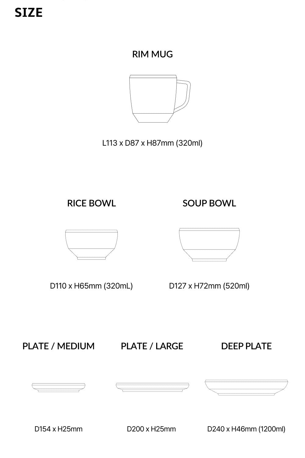 RIM DEEP PLATE