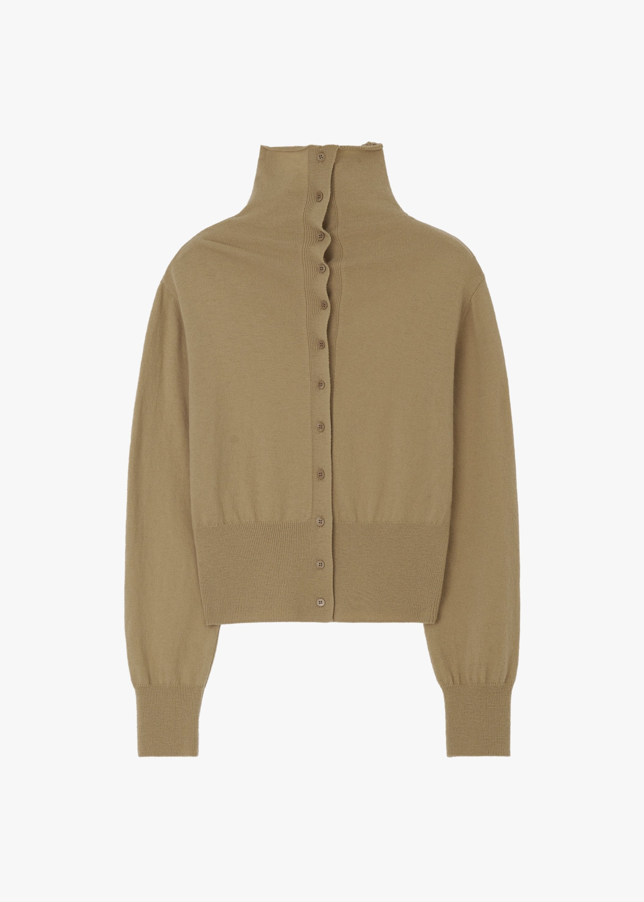 MERINOWOOL HIGHNECK CARDIGAN