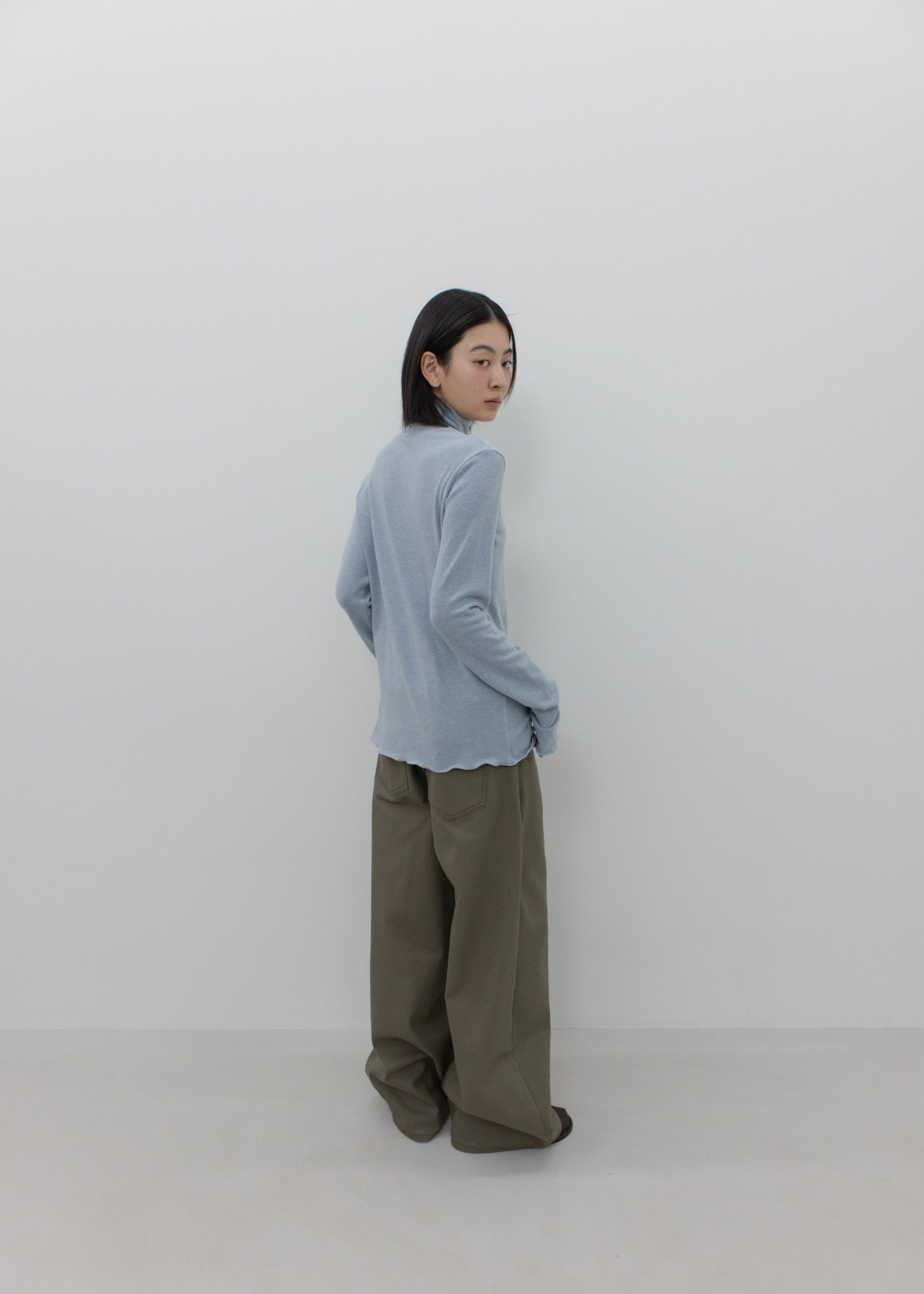 73.74ブレインタートルセット LOOSE FIT TURTLE NECK TOP