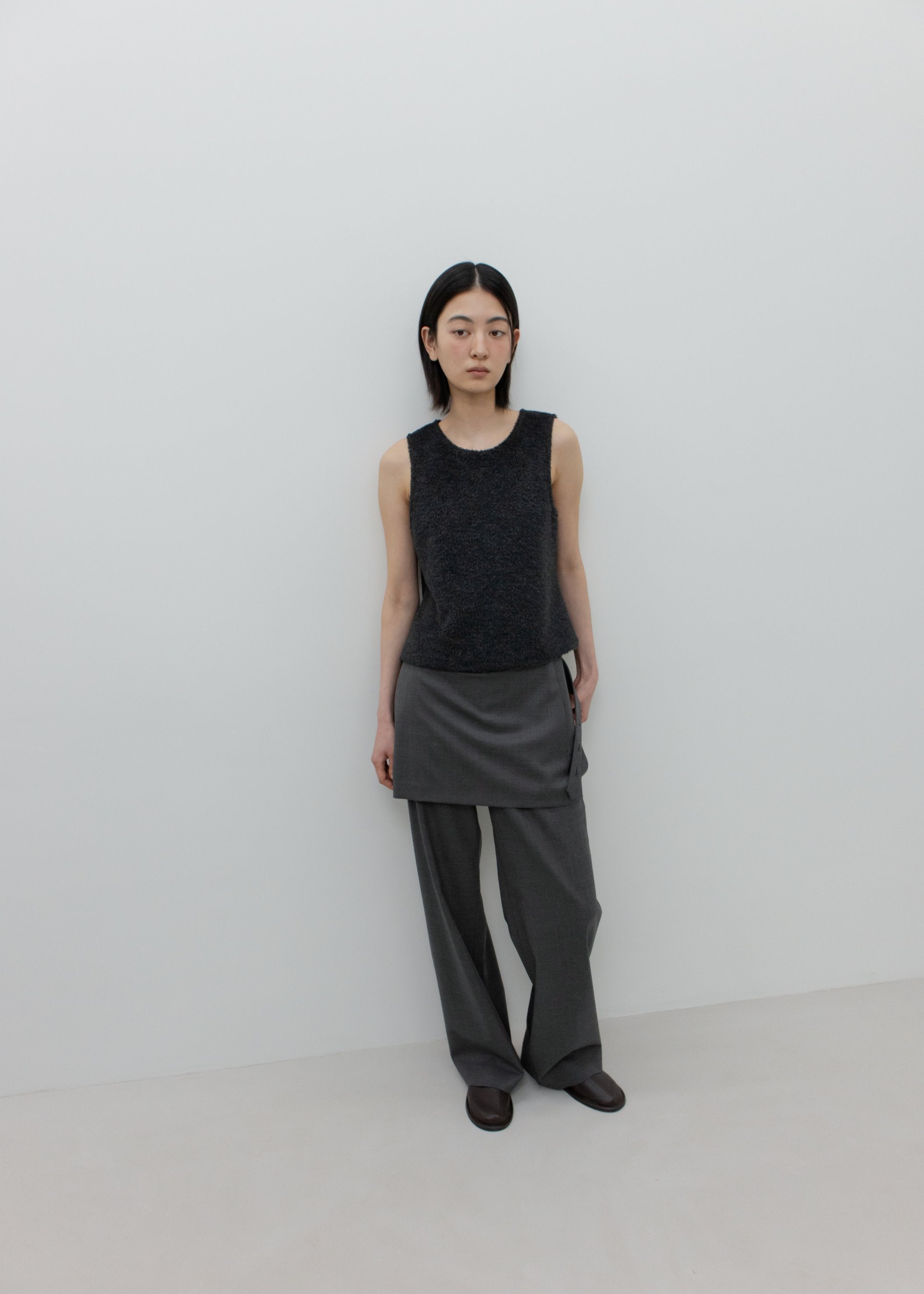 LAYERED SKIRT PANTS