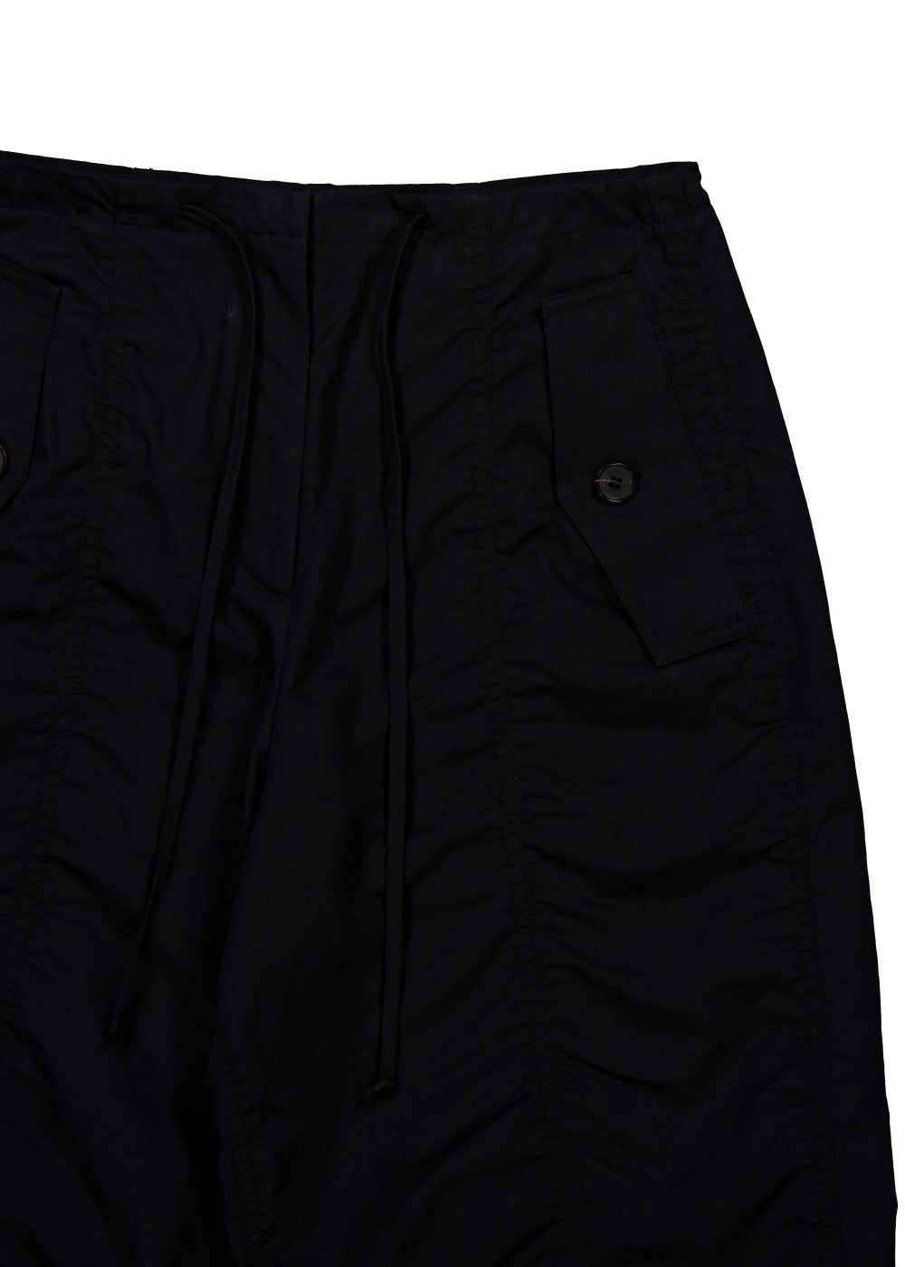 パピエpapier Puckering pants/black 2025SS PUCKERING PANTS