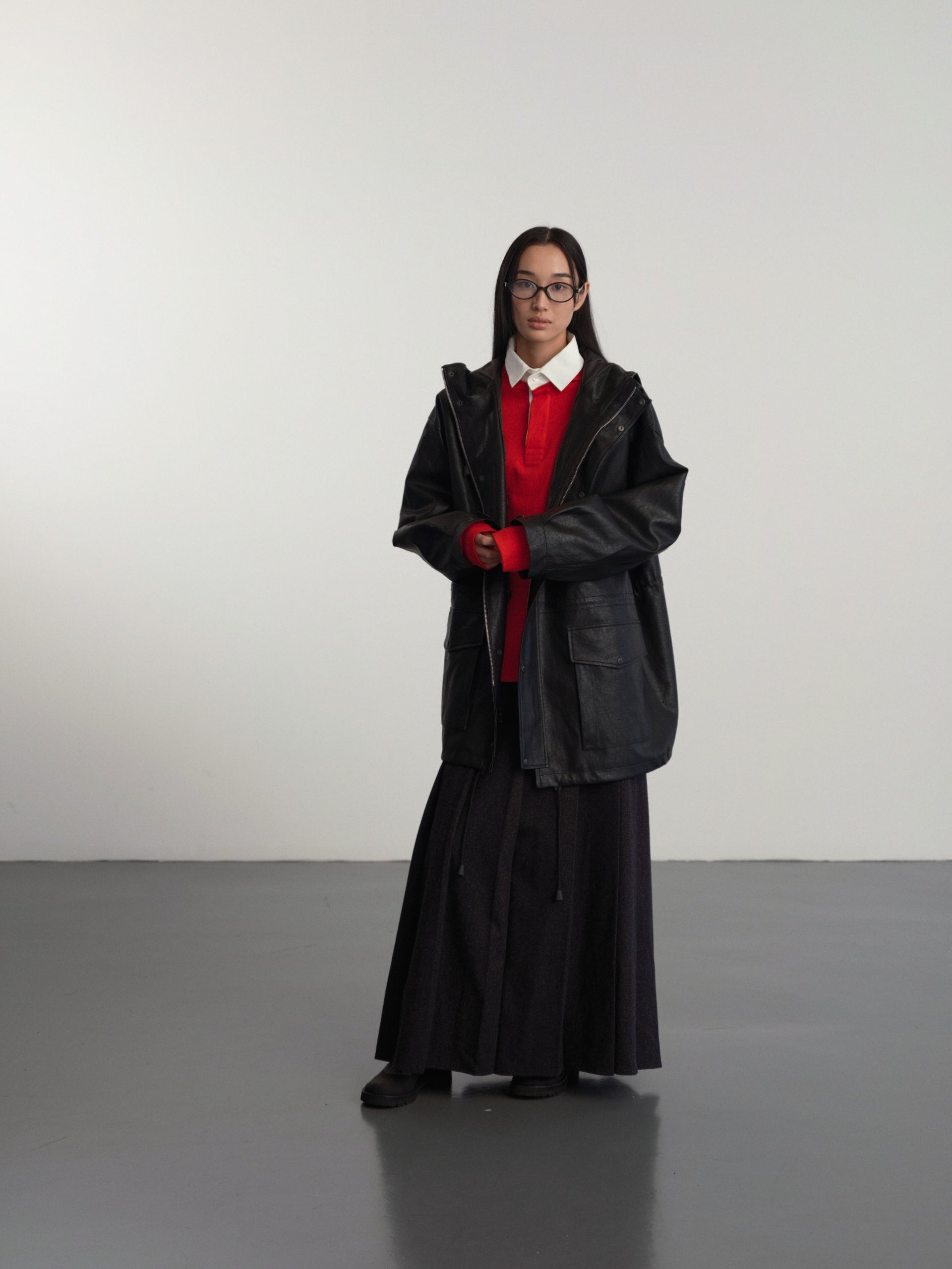 ★2025SS新作★GROVE★YORK PLEATS SKIRT セール】HALF PLEATED SKIRT（スカート）｜LAATO（ラート）の