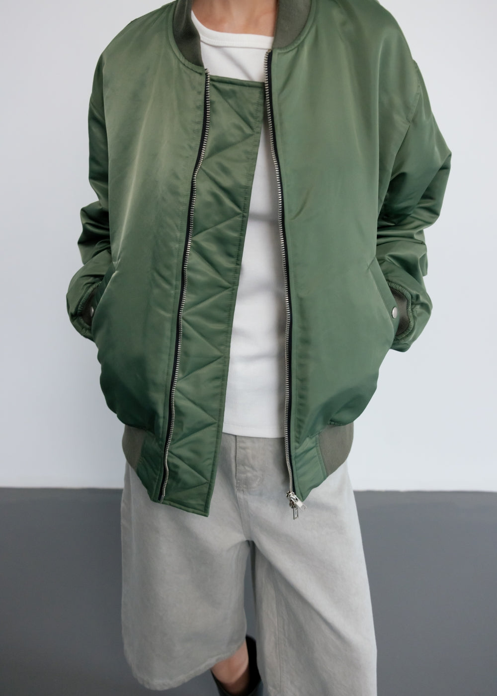 RADIAL INC MA-1ジャケット Mサイズ カーキ 大きいサイズと大きい服のメンズ通販【ビッグエムワン】【WEB