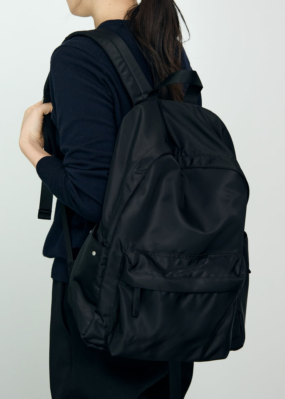 LGB バッグパック　ナイロン製　ブラック　ミニバッグ付き DAYPACK｜ナイロンバックパック｜GBH Japan