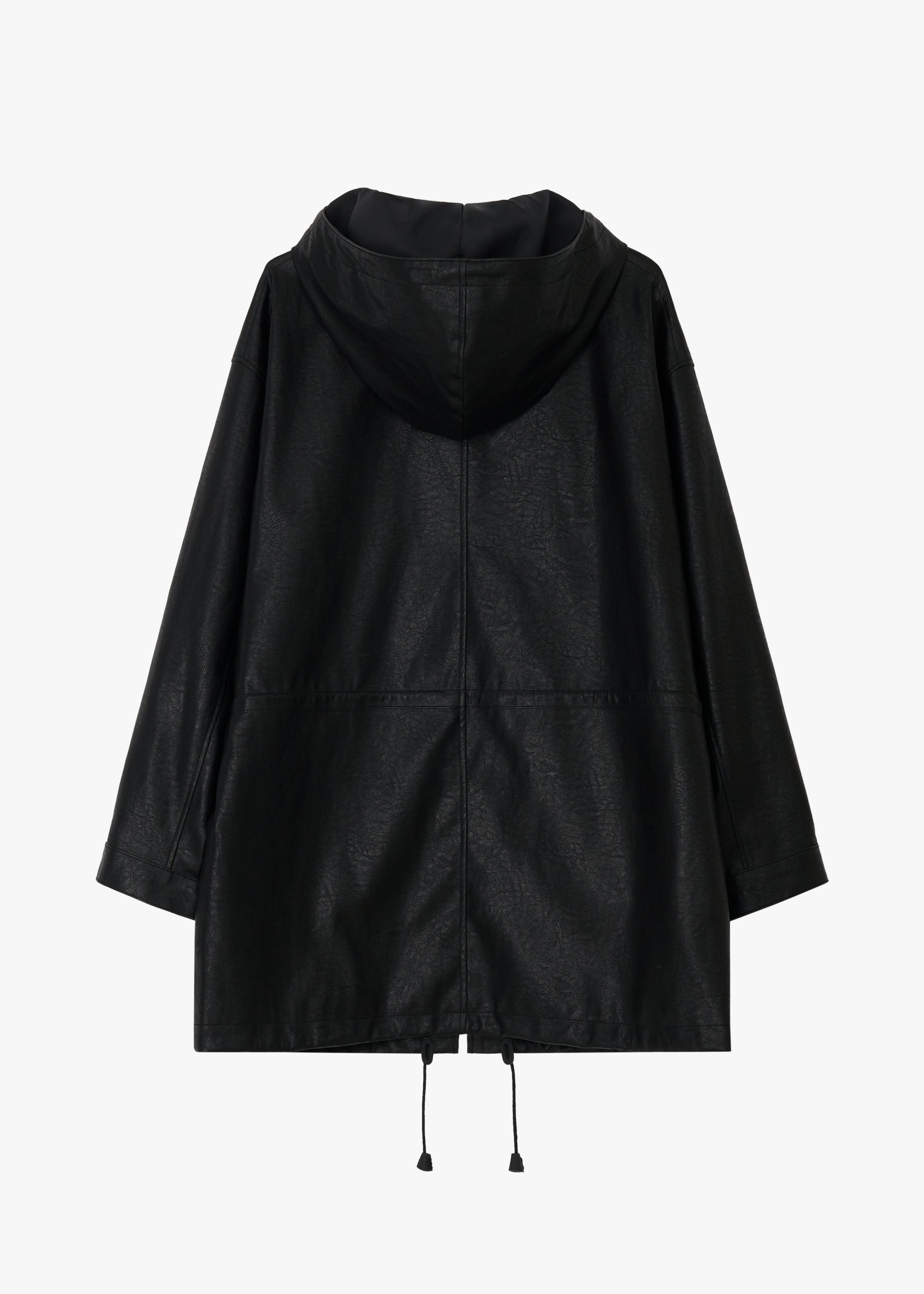 HUNTING FAUX LEATHER JACKET