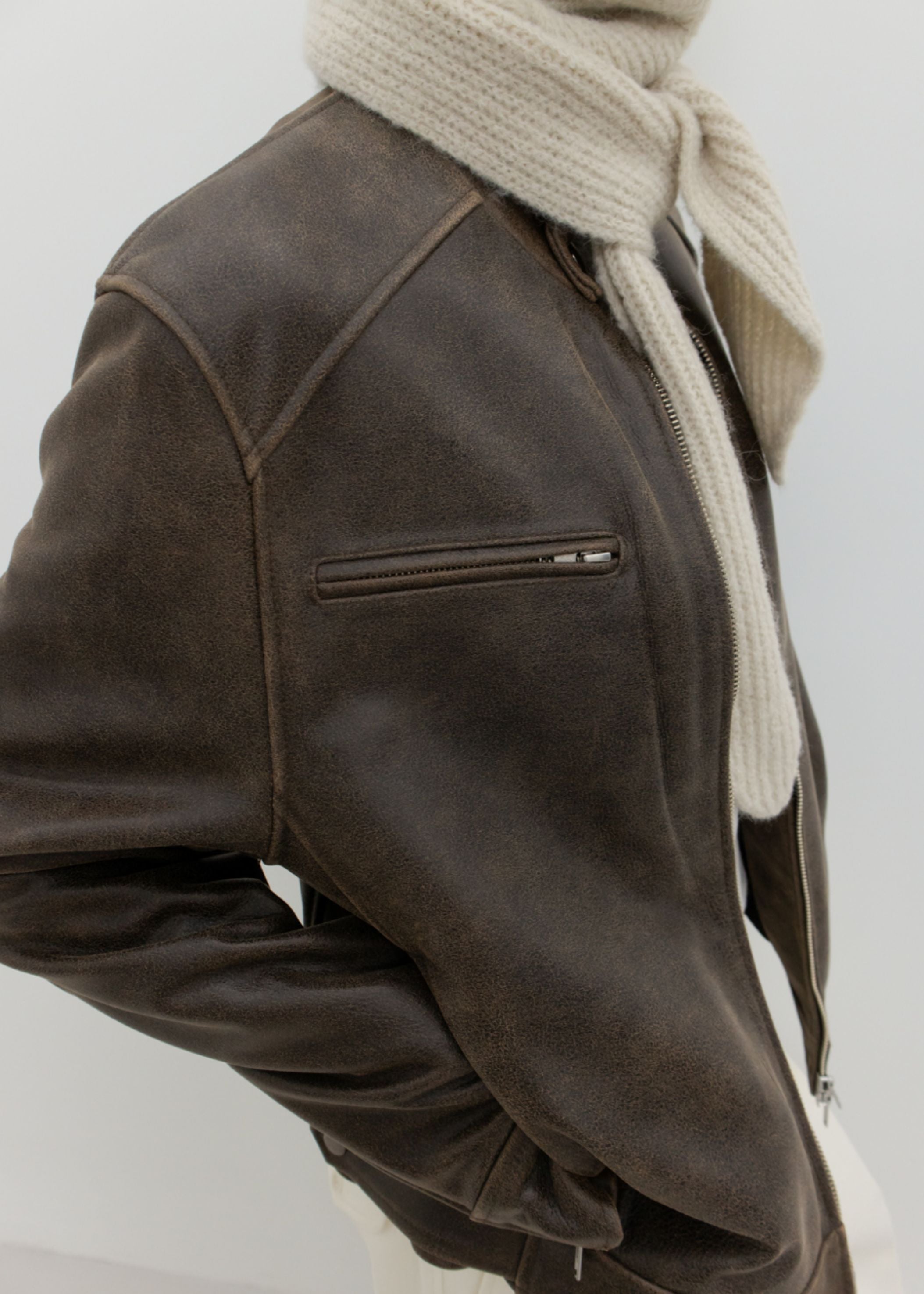 BoTT フードマフラー Zebra Hood Scarf BoTT / ZEBRA HOOD SCARF / ORANGE | Sophomore