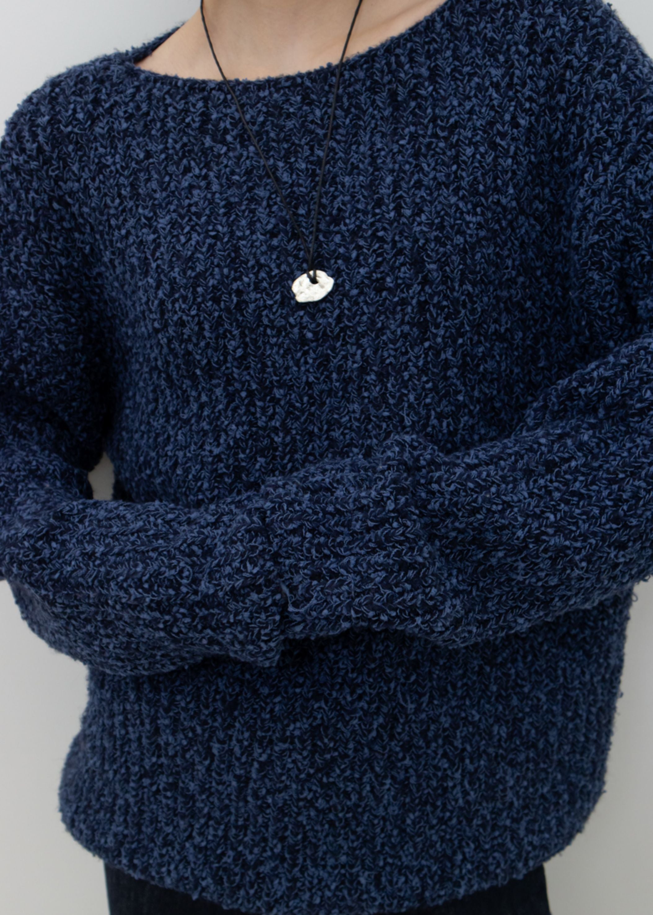 BOATNECK LOOSE FIT KNIT