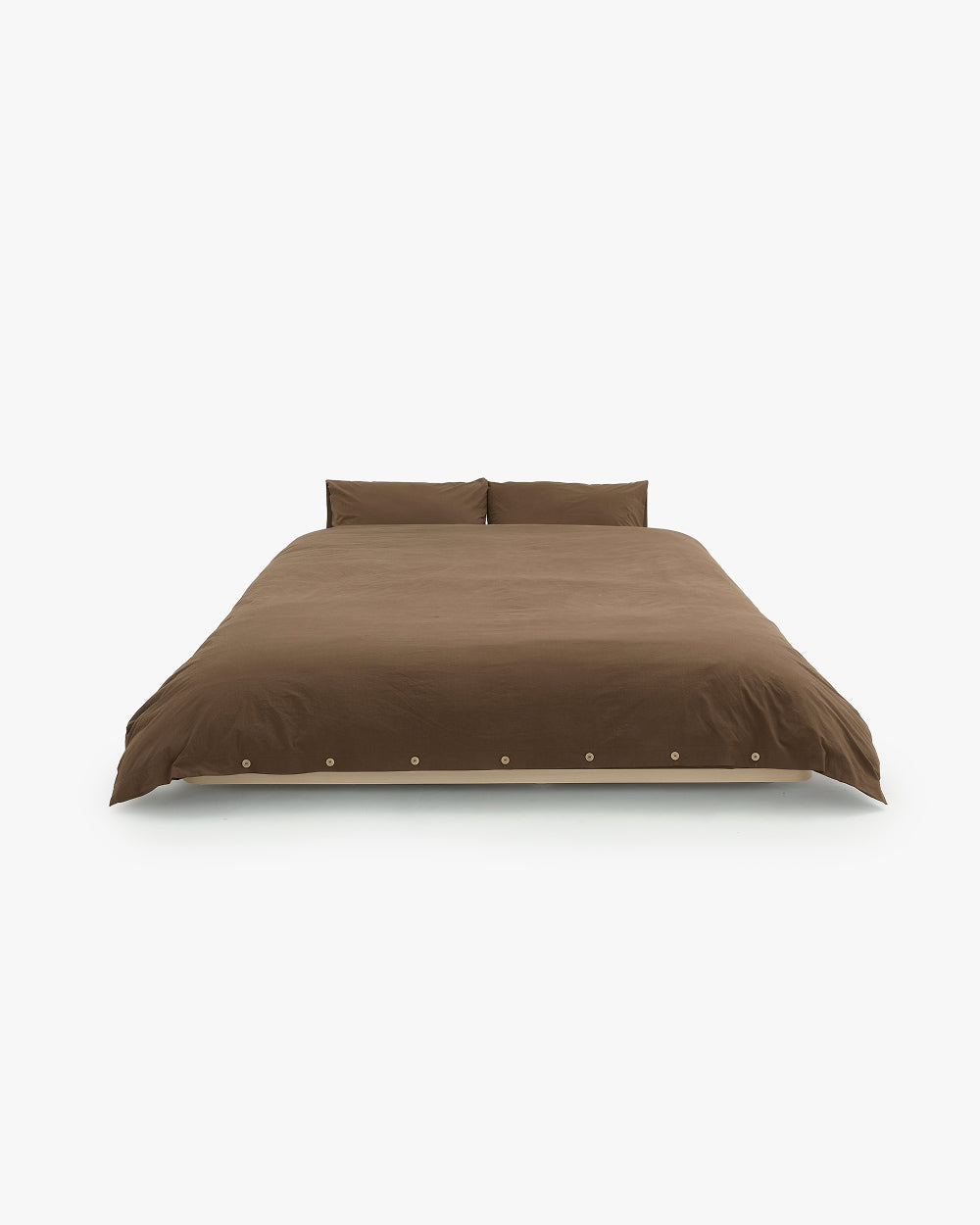 DUVET COVER BROWN ｜コットン布団カバー｜GBH Japan