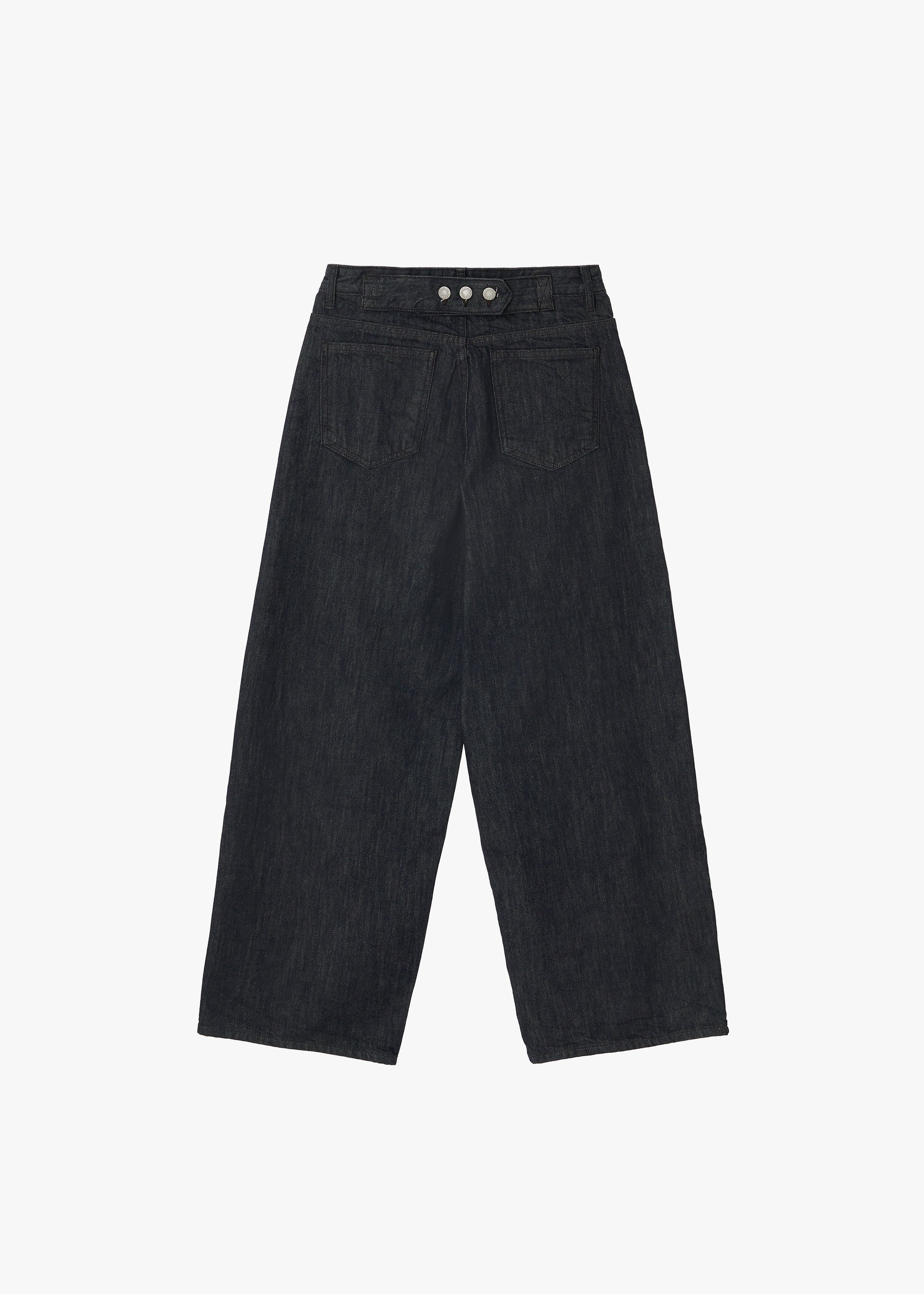 WIDE CINCH-BACK JEAN｜ワイドデニムパンツ｜GBH Japan