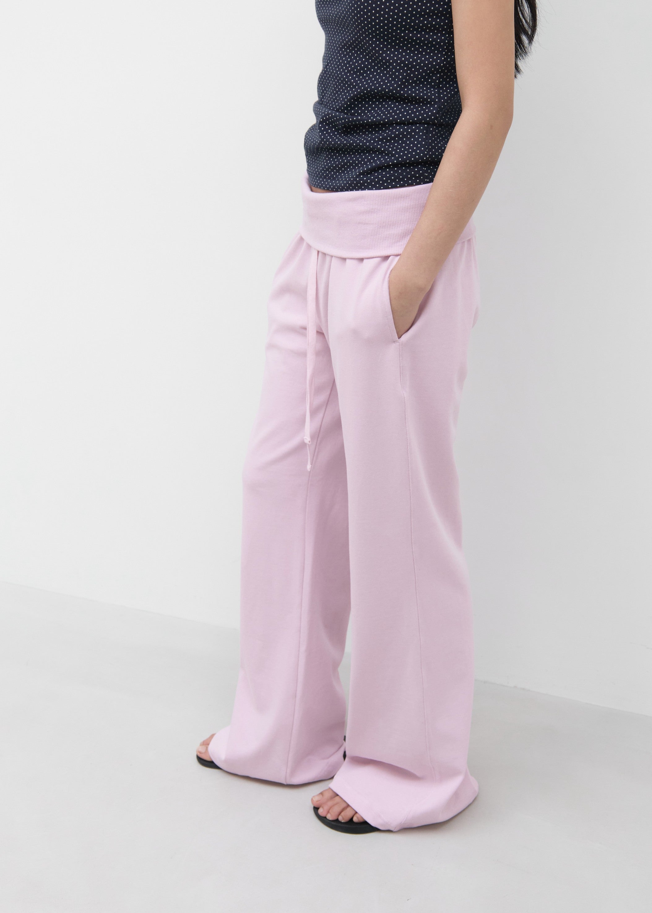 FOLD OVER LONG PANTS｜ワイドロングパンツ｜GBH Japan