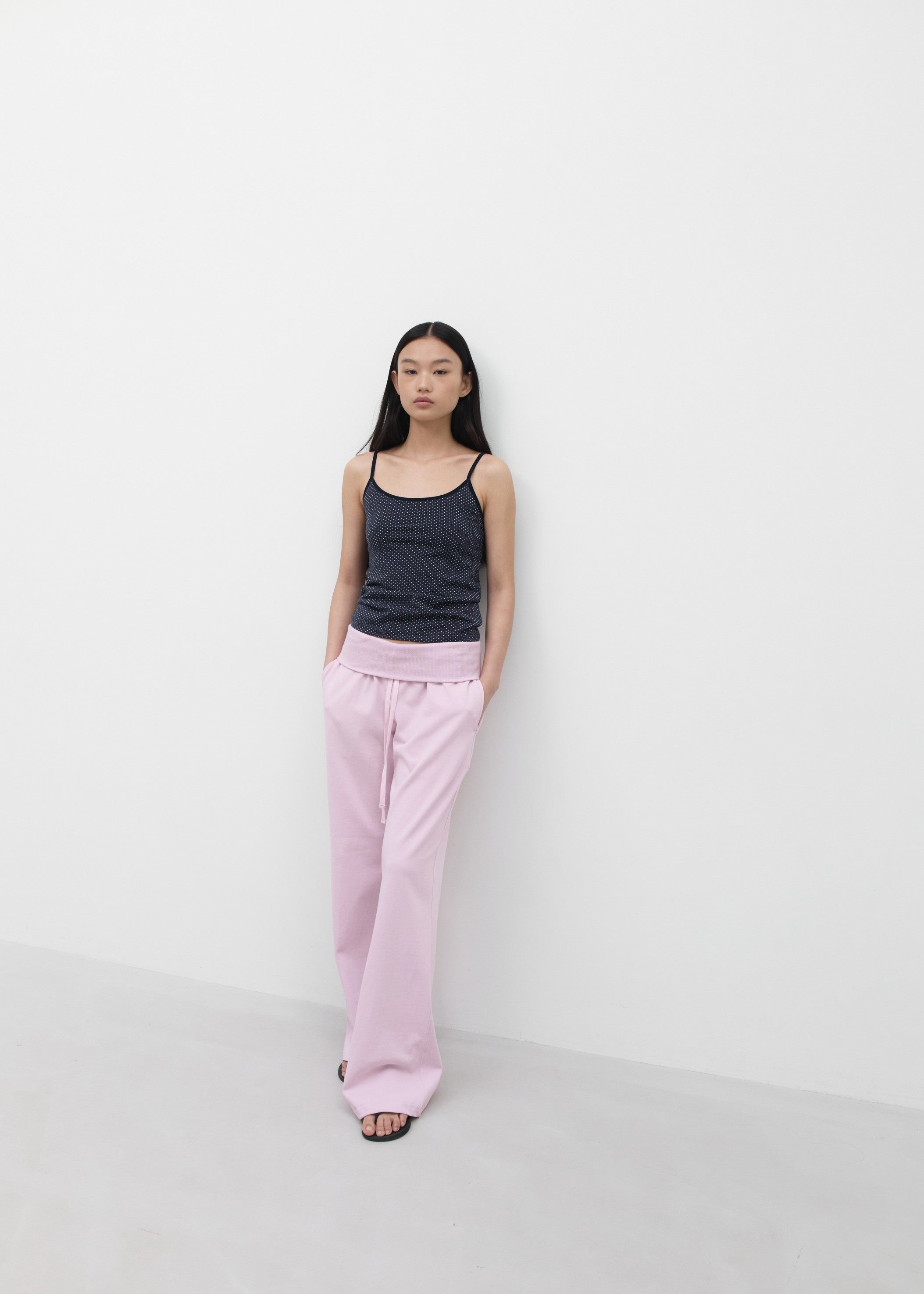 FOLD OVER LONG PANTS｜ワイドロングパンツ｜GBH Japan