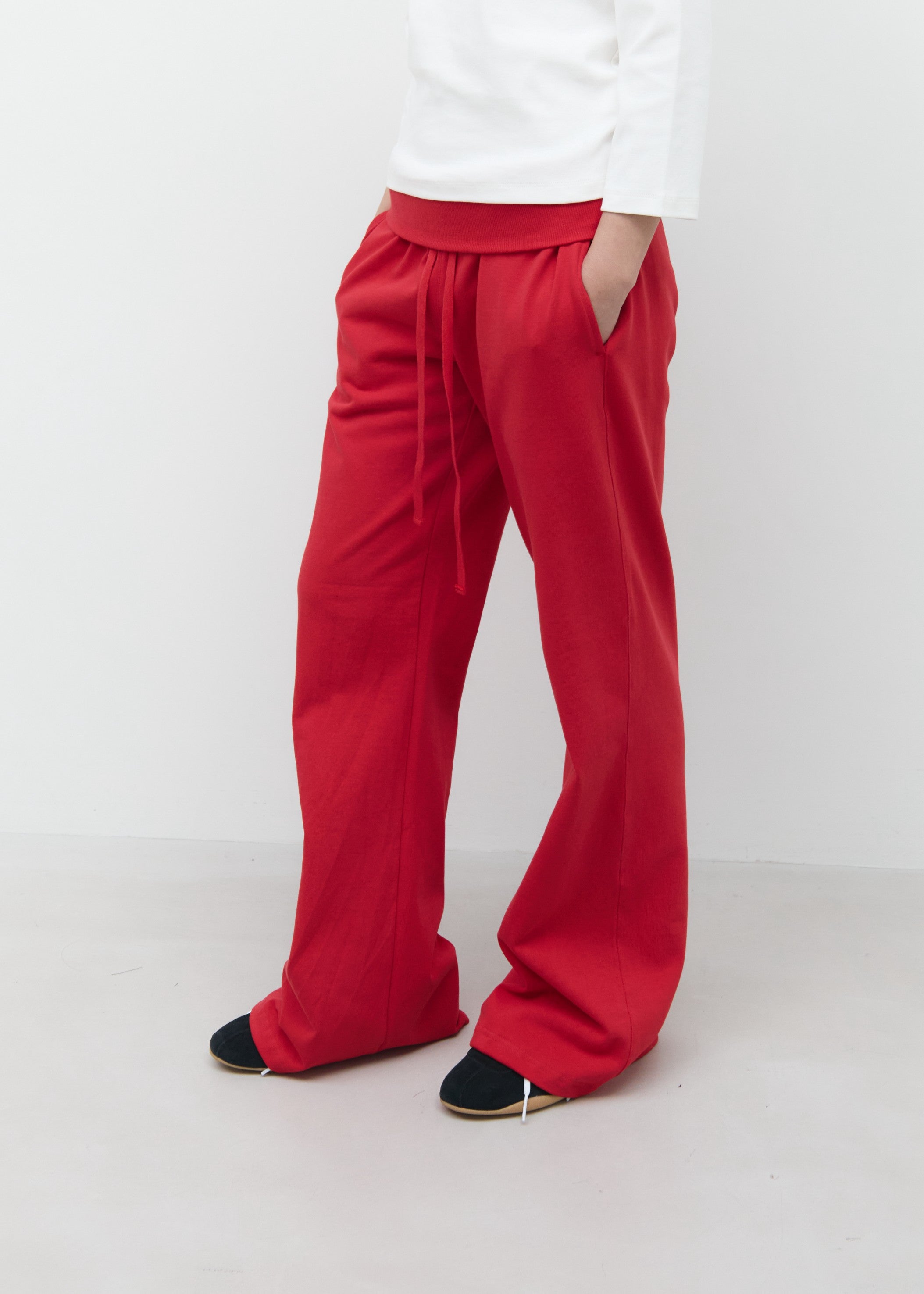 FOLD OVER LONG PANTS｜ワイドロングパンツ｜GBH Japan